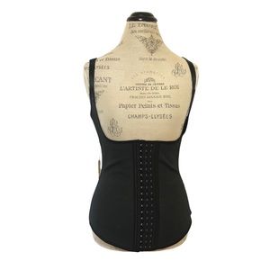 Black Neoprene Adjustable Waist trainer